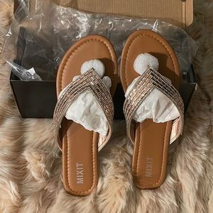 Never worn just been in my closet hopefully someone else can use them :)!